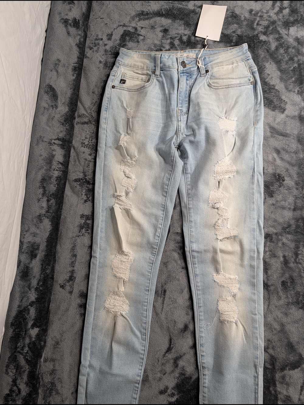 KanCan Light Blue Distressed Skinny Jeans